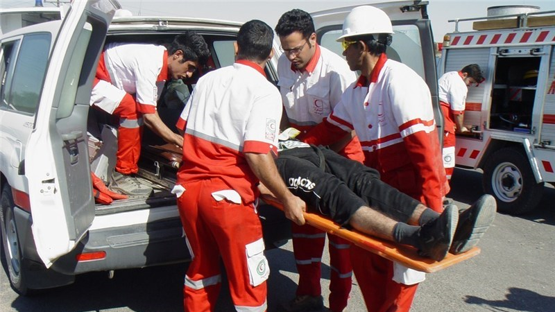 کلنگ‌زنی مرکز کنترل هماهنگی عملیات هلال احمر در بام خرم‌‌آباد