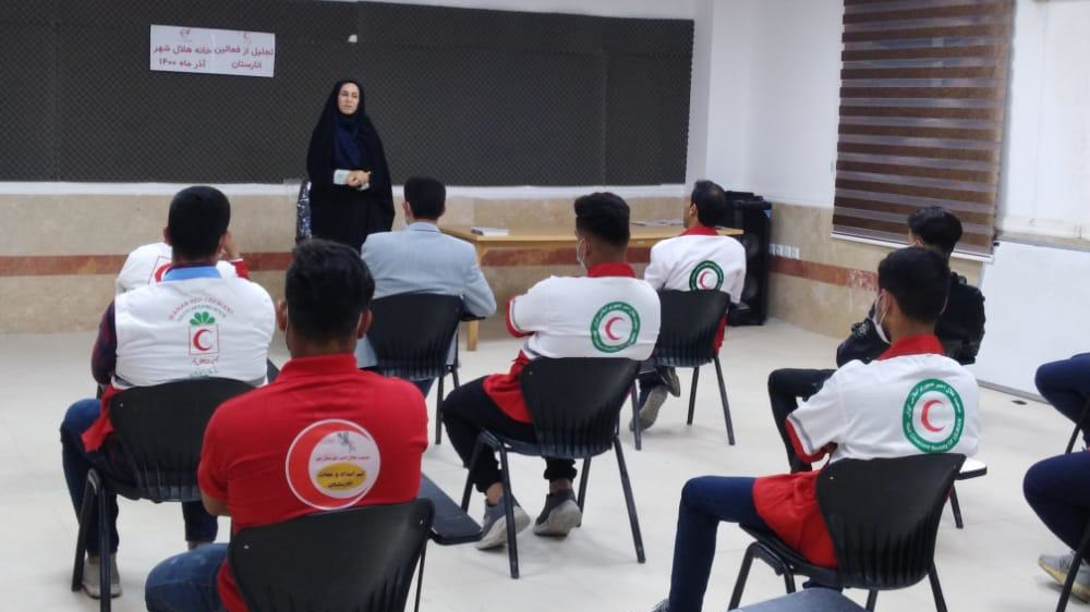 کسب رتبه برتر کشوری توسط خانه هلال شهر انارستان
