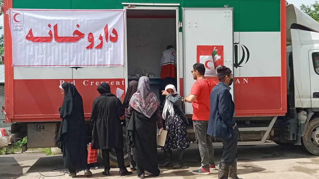 برگزاری مانور بهداشت و درمان اضطراری در روستای لمارون شهرستان بابل