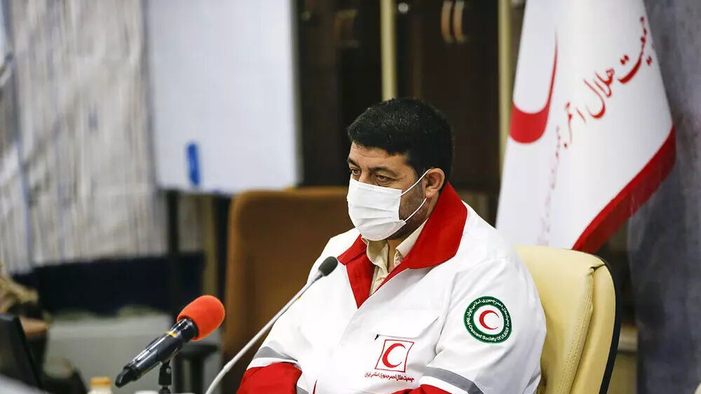 تقدیر و تشکر امدادگران از رئیس جمعیت هلال احمر
