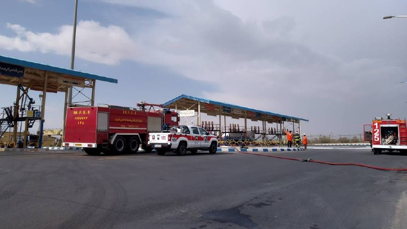 برگزاری مانوربزرگ پدافند غیر عامل و مدیریت بحران در انبار نفت شهرکرد