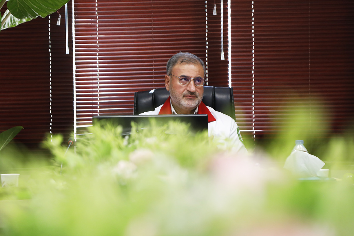 نشست مشترک دبیرکل جمعیت هلال احمر با مسئولین شرکت سرمایه گذاری/گزارش تصویری