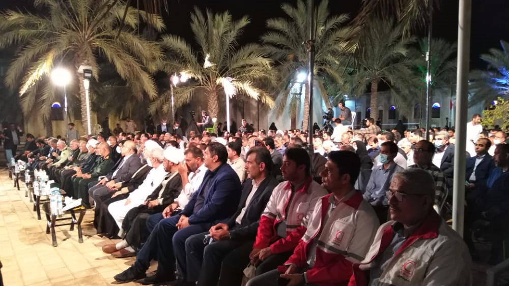 پوشش امدادی مراسم یادبود دلیران تنگستان در زادگاه رئیسعلی دلواری