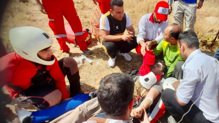 سقوط پاراگلایدر در ارومیه حادثه آفرید