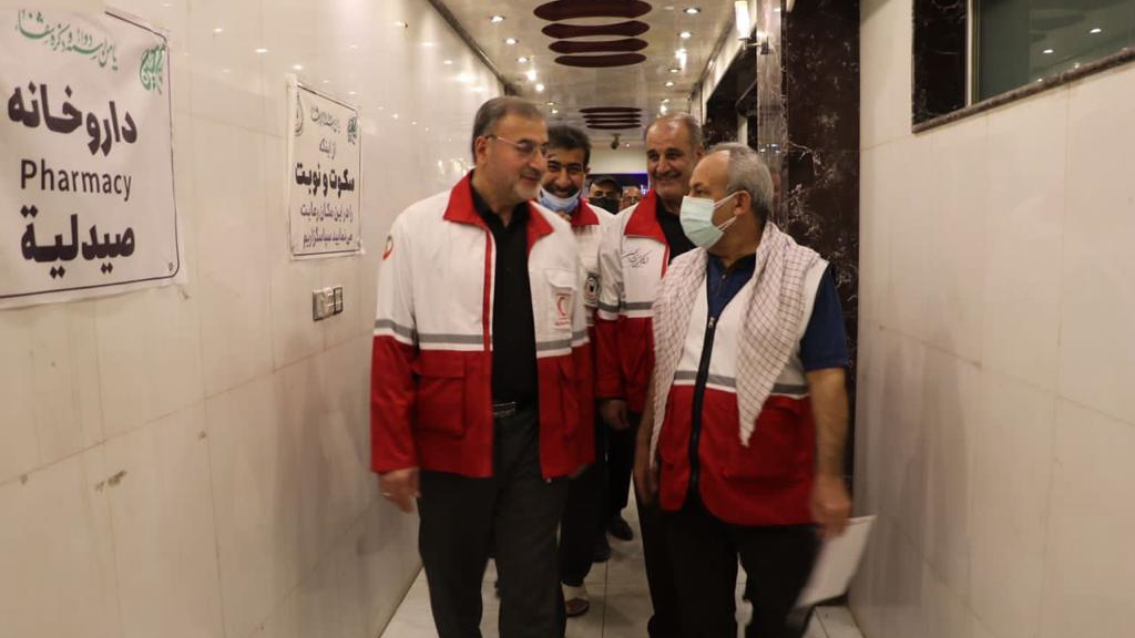 ازدحام تردد زائران در دوسوی مرز؛ هلال احمر مشغول امدادرسانی
