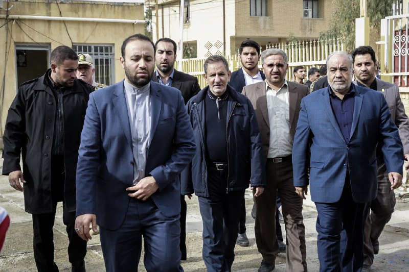 سفر معاون اول رئیس جمهوری و رئیس جمعیت هلال احمر به کرمانشاه
