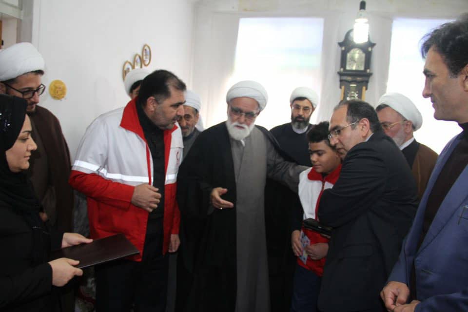 دیدار نماینده ولی فقیه در هلال احمر با خانواده امدادگر شهید کوهسار فاتحی