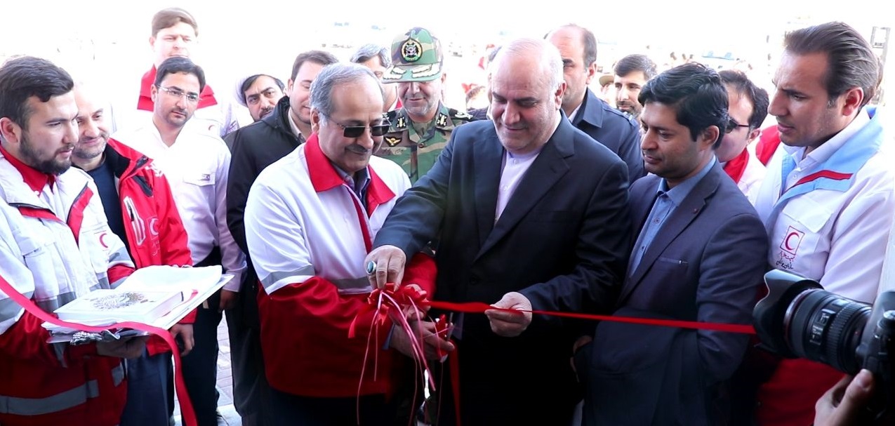 افتتاح ساختمان فرماندهی عملیات امداد و نجات هلال احمر خراسان شمالی با حضور دبیرکل جمعیت