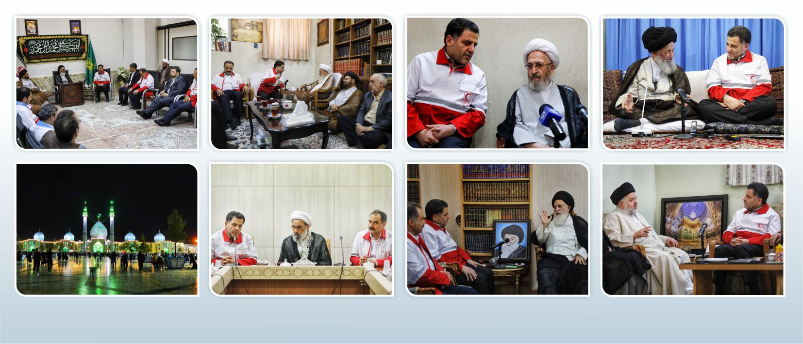 دیدار رئیس و مسئولان جمعیت هلالاحمر با آیاتعظام تقلید/ آرامش به استانهای سیلزده برگشته، اما فراموششان نکنید/ عملکرد هلالاحمر در سیل سند افتخار نظام است