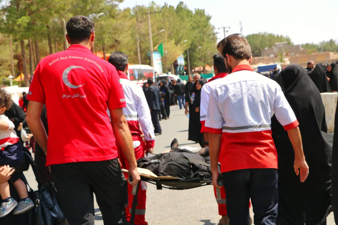 خدمات امدادی هلالاحمر در روزهای تاسوعا و عاشورای حسینی در 8 استان