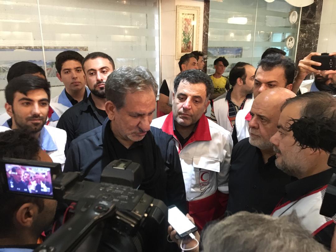 معاون اول رئیسجمهور در درمانگاه امالقرى در نجف: حضور هلال احمر در اربعین، برای مردم جای دلگرمی است