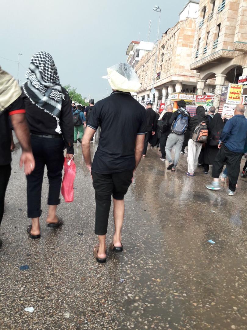 بارندگی شب گذشته در نجف هیچ تبعاتی برای زائران ایرانی نداشته است
