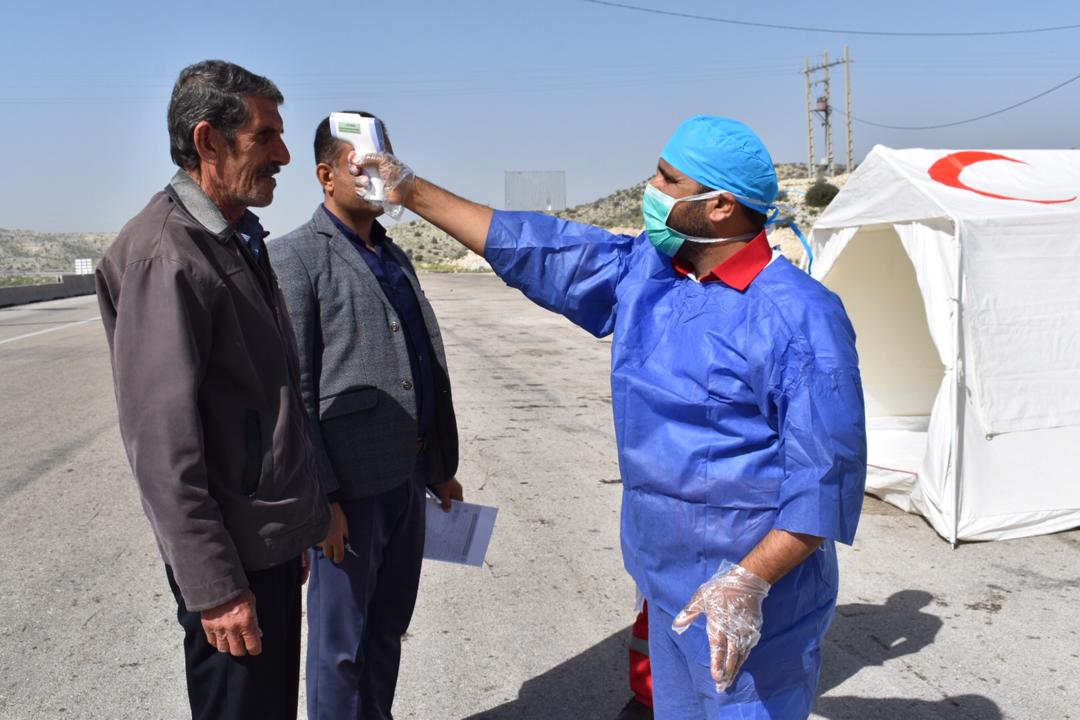ایستگاه اطلاع‌رسانی بیماری کرونا در مبادی ورودی استان بوشهر