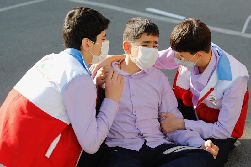 دانش‌آموزان برای مواجهه با بلایای طبیعی آماده می‌شوند