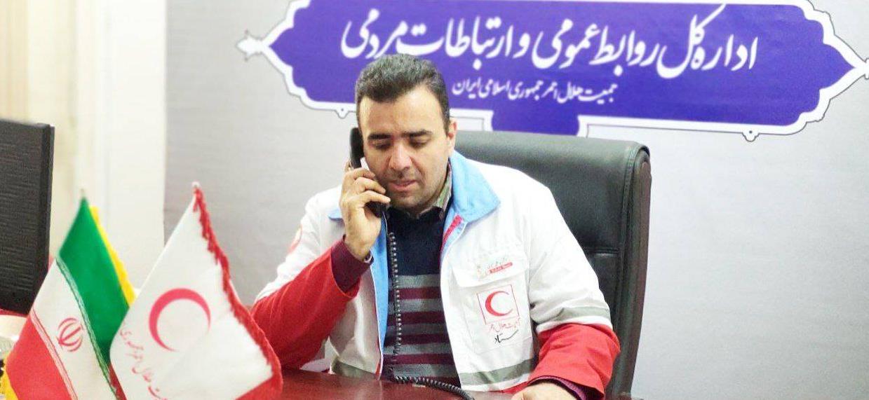 پاسخ به اعضای جوان هلال احمری در ارتباط زنده با معاون سازمان جوانان