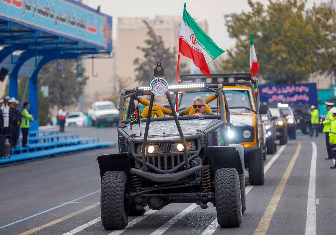 امدادرسانی آفرودسواران داوطلب در محورهای مواصلاتی اردبیل