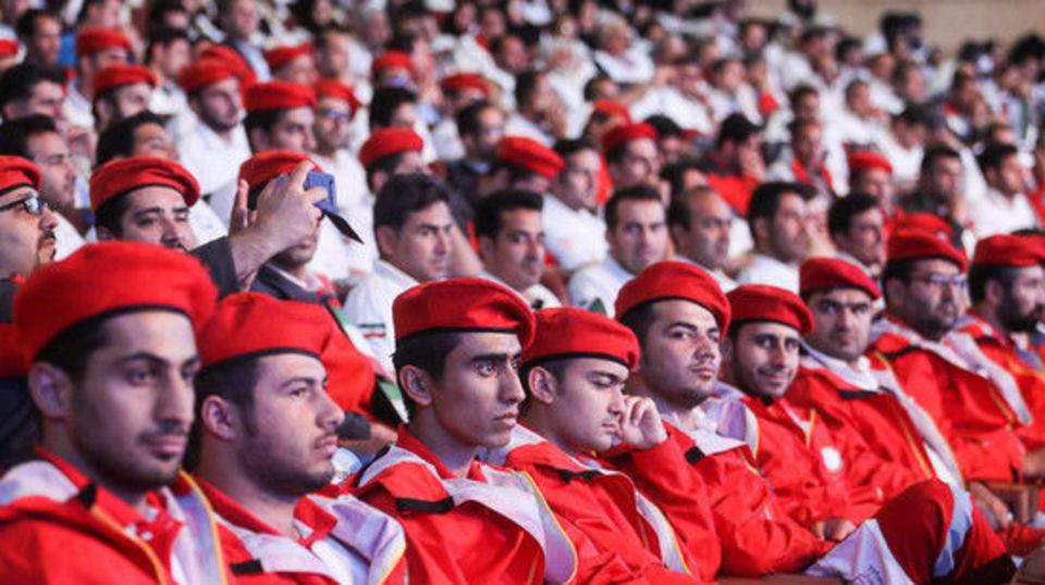 برگزاری آیین تحلیف اعضای سازمان جوانان هلالاحمر در خوزستان