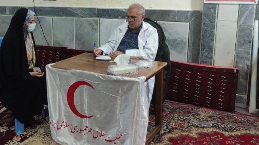 بهره مندی 336 نفر از خدمات بهداشتی درمانی هلال احمر گلستان در روستای اسلام آباد گالیکش
