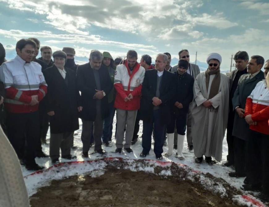 کلنگ زنی احداث پایگاه امداد و نجات بین شهری در جاده قروه - همدان