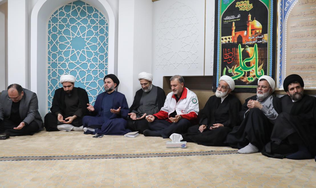 مراسم سوگواری شهادت امام علی (ع) در ساختمان صلح هلال احمر برگزار شد