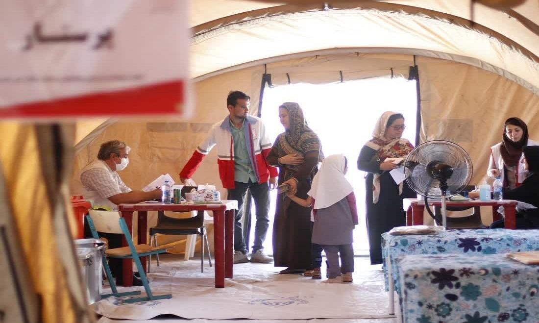 ارائه خدمات بهداشتی درمانی هلال احمر گلستان به ۲۰۰ نفر در گمیشان