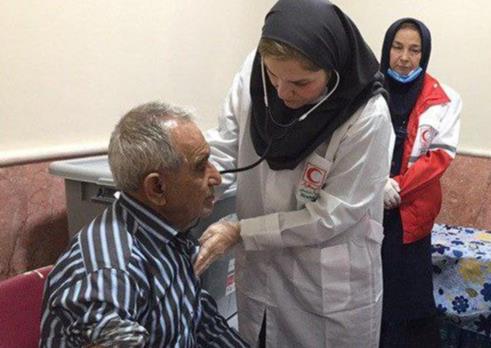 بهره مندی ۸۵۲ نفر از کاروان سلامت هلالاحمر البرز