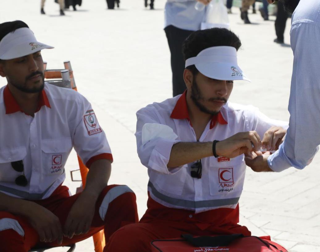 مشارکت هلال احمر قم در پوشش امدادی مراسم ارتحال بنیانگذار انقلاب اسلامی