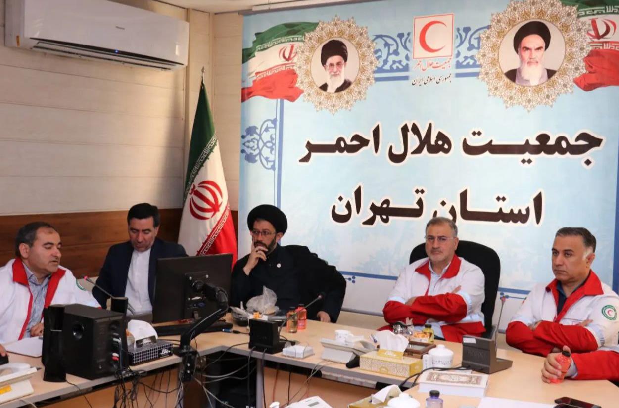 برگزاری جلسه کارگروه مولدسازی در هلال احمر استان تهران با حضور دبیرکل