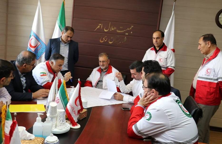 بازدید دبیرکل جمعیت از هلال احمر شهرستان ری/مصوبات کمیته مولدسازی پیگیری شد