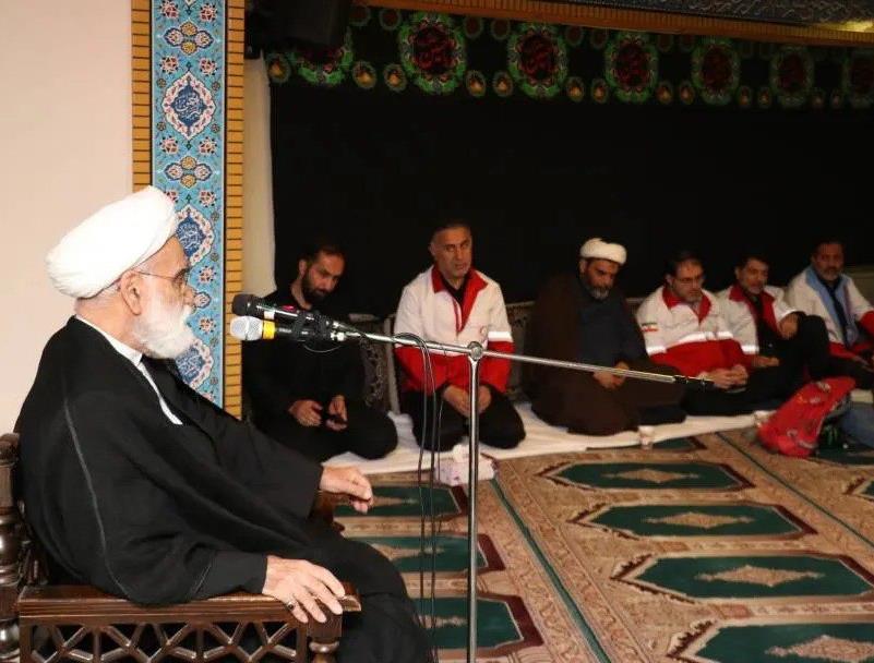 مراسم عزاداری هیئت امدادگران حسینی هلال احمر استان تهران برگزار شد