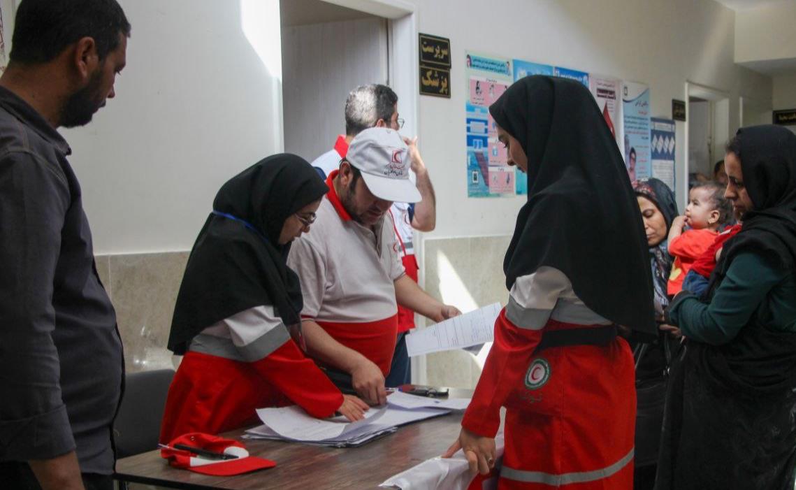 خدمت رسانی کاروان سلامت تربت جام در مناطق کم برخوردار