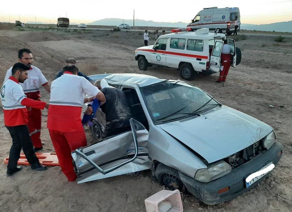 ۴ جان باخته بر اثر برخورد پراید و سمند در گلستان