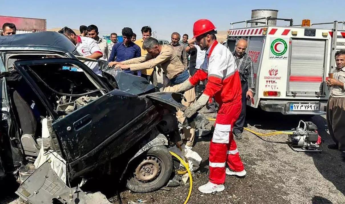 برخورد سواری با اتوبوس جان 6 زائر اربعین را گرفت