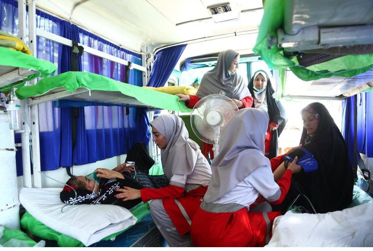 امدادرسانی هلال احمر تهران به هزار نفر در پوشش امدادی جاماندگان اربعین حسینی