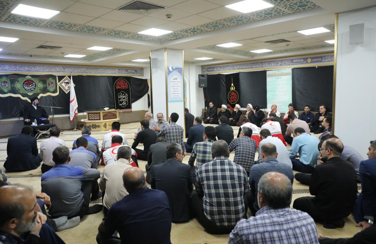 برگزاری مراسم سوگواری رحلت پیامبر اسلام (ص) در جمعیت هلال احمر