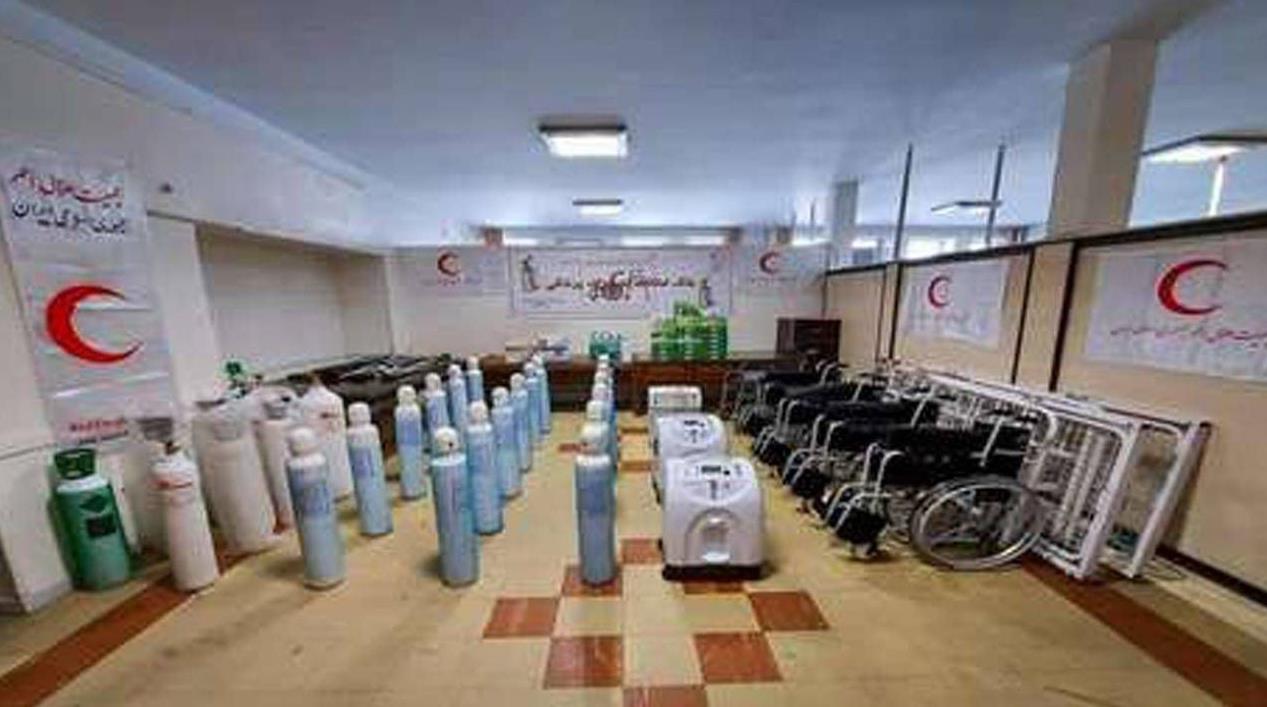 بهره مندی بیش از ۱۲۰۰ بیمار نیازمند از خدمات بانک امانات تجهیزات پزشکی هلالاحمر در قزوین