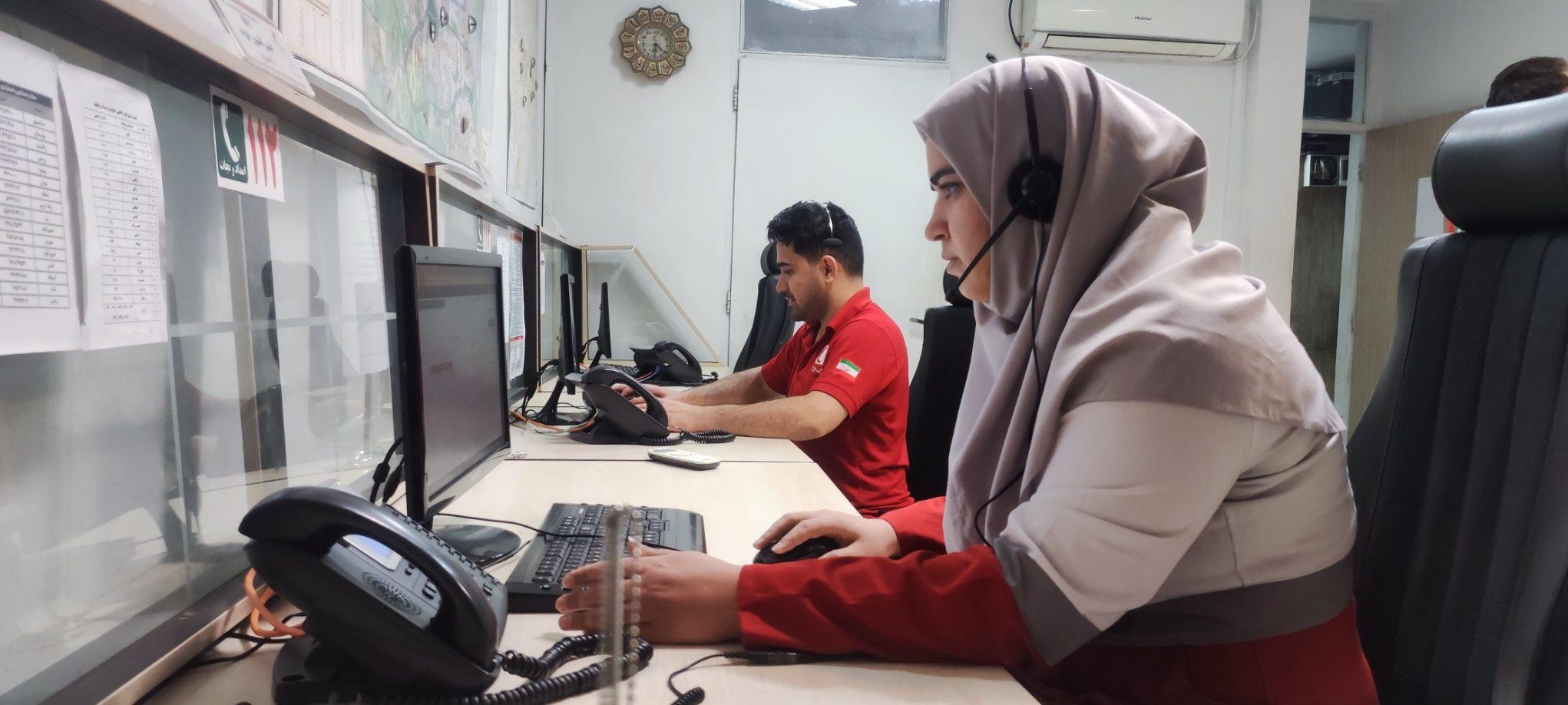 ندای امداد 112 بفرمایید