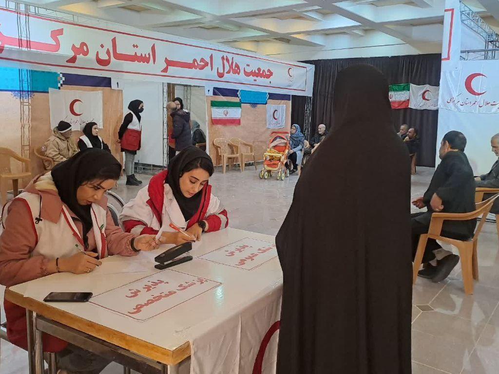 ارائه خدمات درمانی رایگان به بیش از ۴۰۰ نفر در هفته فرهنگی خمین