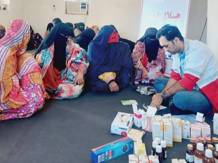 ارائه خدمات رایگان پزشکی توسط کاروانهای سلامت هلالاحمر در جاسک