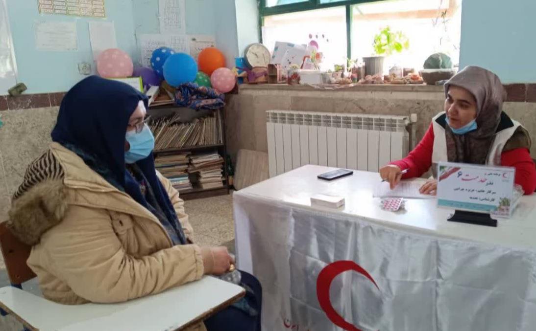 بهرهمندی ۴۶۰ نفر از روستائیان کلاله از خدمات طرح ملی نذر خدمت هلالاحمر