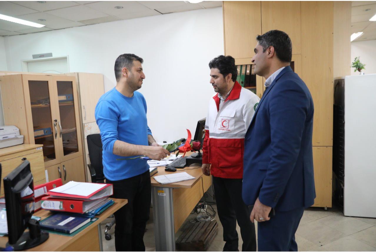 تجلیل از 123 فرزند شهید شاغل در هلالاحمر