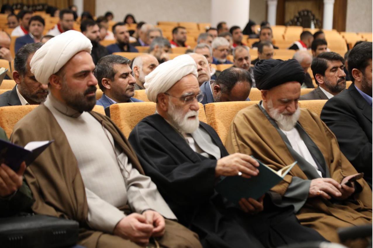 مراسم یادبود مادر شهید امیر سلیمانی، والده دبیرکل جمعیت هلال احمر برگزار شد