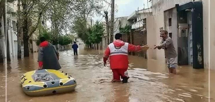 امدادرسانی به 30 نفر از متاثرین سیل اهر
