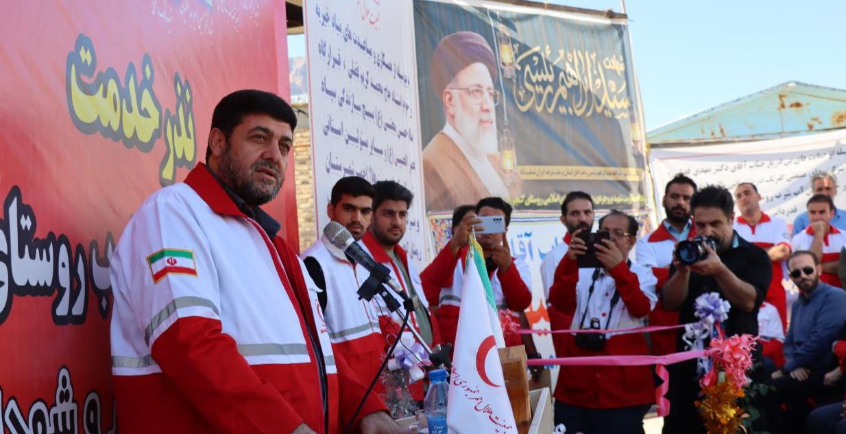 با حضور رئیس جمعیت هلالاحمر انجام شد: بهرهبرداری از طرح آبرسانی به روستای کنجوران تویسرکان