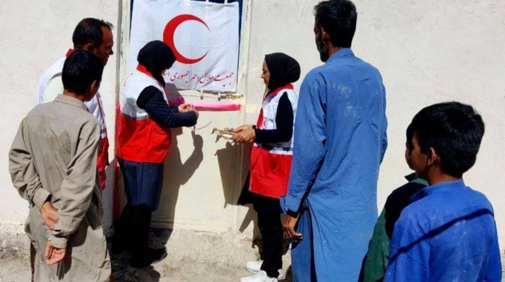 اهدای یک باب منزل مسکونی همراه با وسایل ضروری زندگی در سیستان و بلوچستان