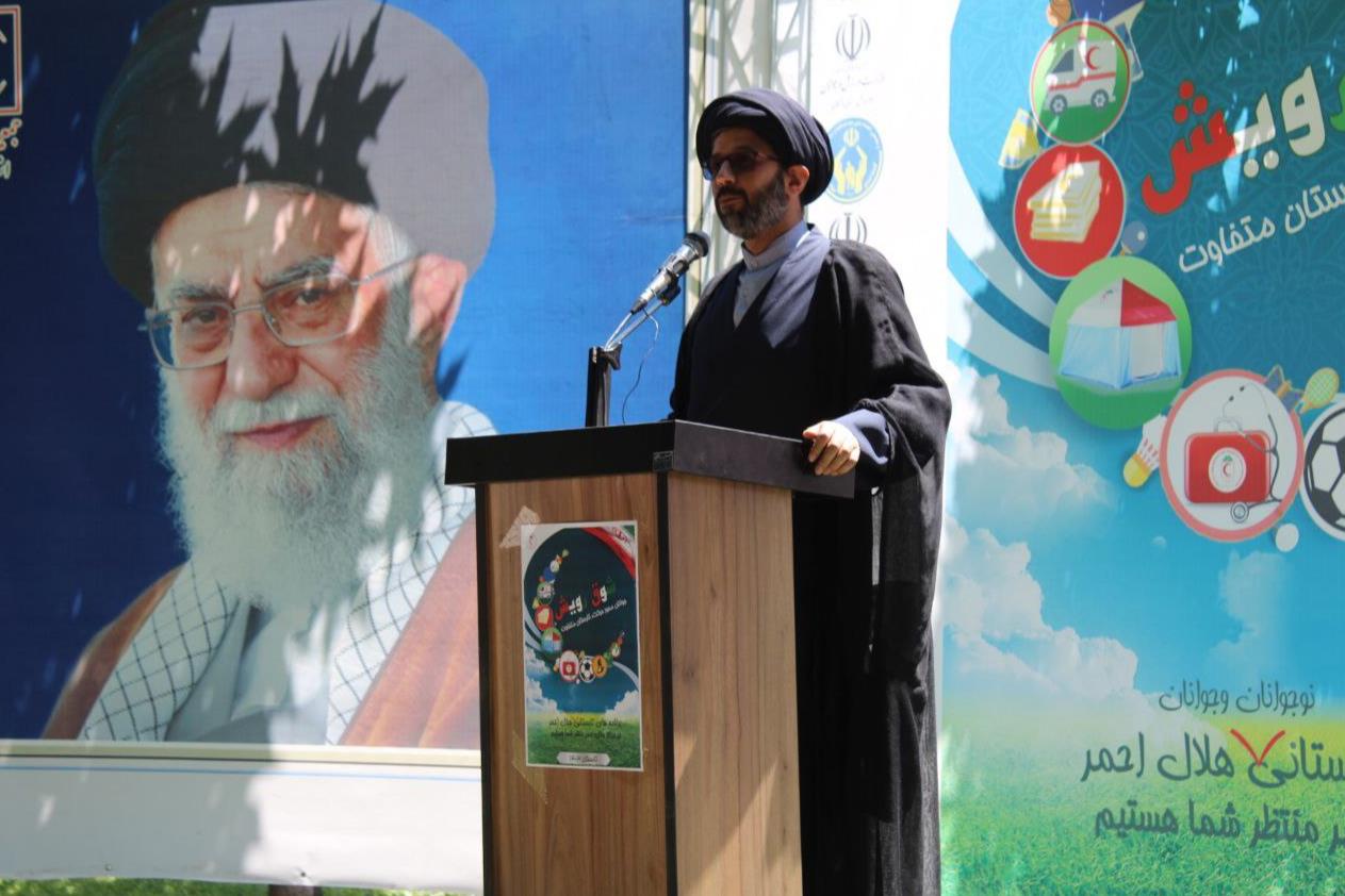 افتتاح طرح ملی "شوق رویش" زنجان با حضور رئیس سازمان جوانان هلالاحمر