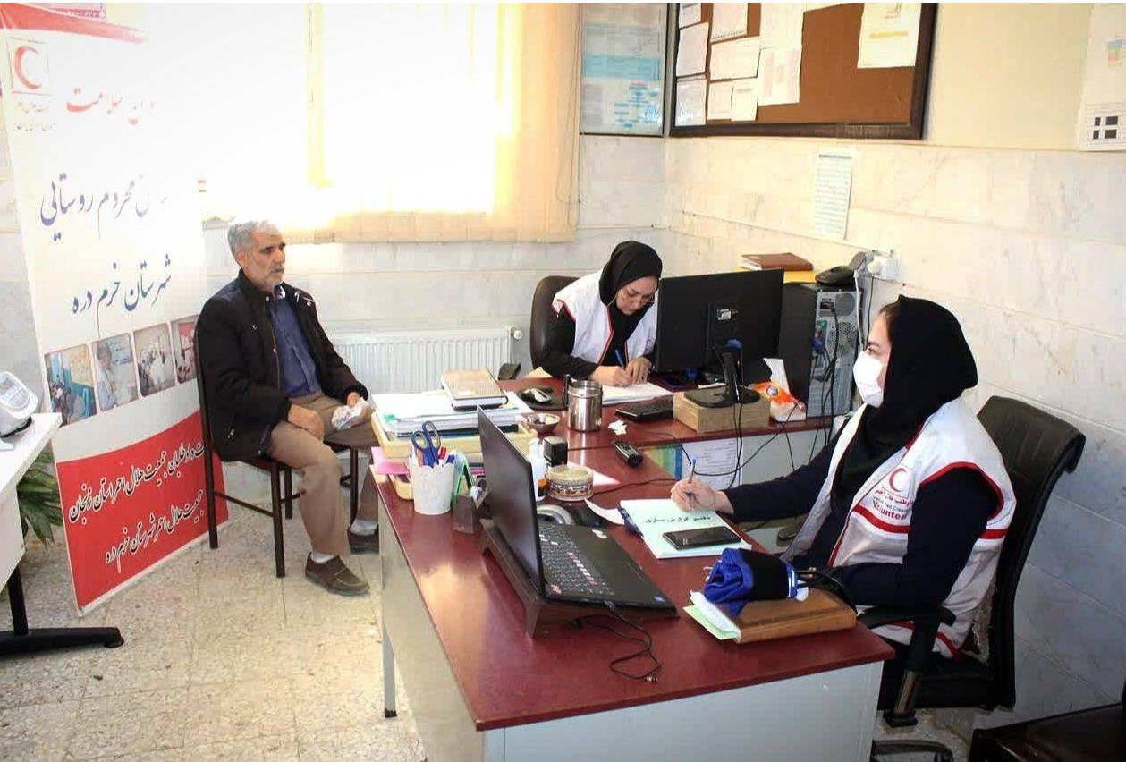 بهرهمندی بیش از ۵ هزار نفر از خدمات هلالاحمر زنجان در کاروانهای سلامت