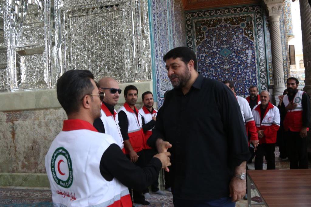 فعالیت پستهای امدادی و درمانی هلالاحمر در روز عاشورا/ بازدید رئیس هلالاحمر از نحوه خدماترسانی به عزادارانحسینی