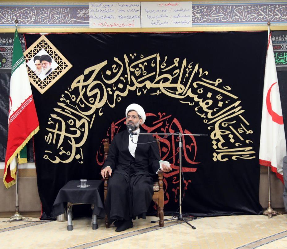 برگزاری مراسم سوگواری سالار شهیدان (ع) در ساختمان صلح