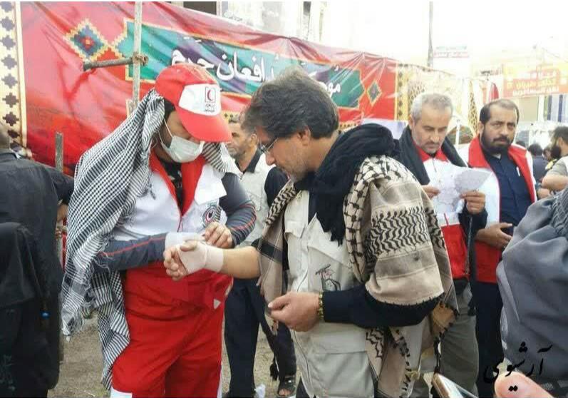 درمان سوختگی در اربعین/ پیام سلامتی